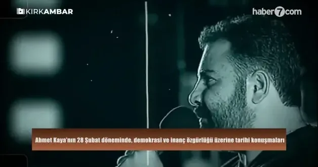 Annemin kafasındaki türbanı kimse çıkartamaz : Ahmet Kaya’nın arşivlik görüntüleri
