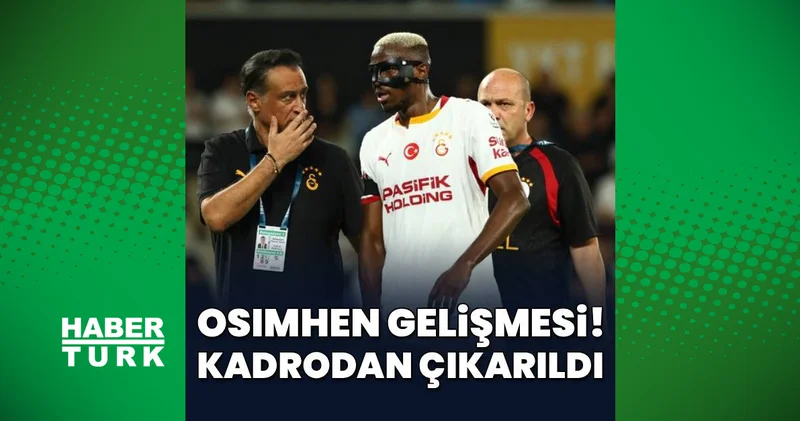 Nijerya da Victor Osimhen gelişmesi! Sakatlığı nedeniyle milli takım kadrosundan çıkarıldı