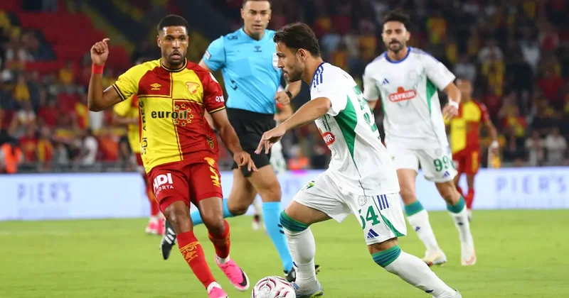 Gol düellosu 90+4 te bitti! Göztepe puanı son dakikada kurtardı