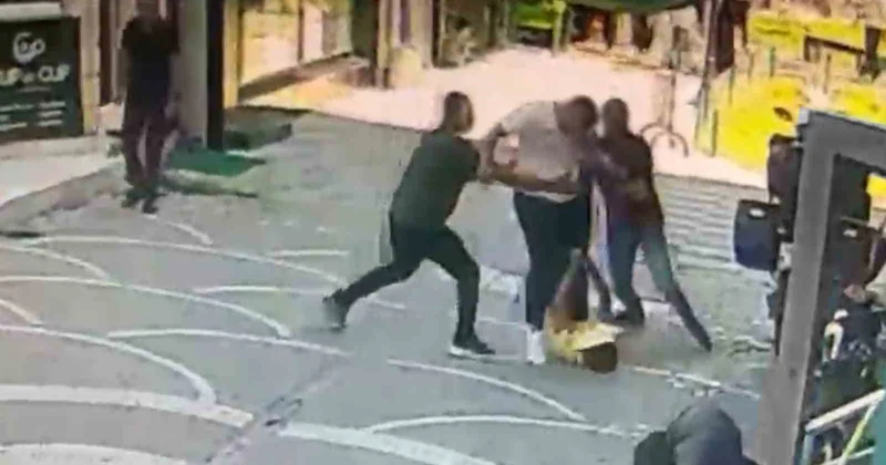 Geyve deki kavgada güvenlik kamerası kayıtları ortaya çıktı, yaralanan mimar şikayetçi oldu