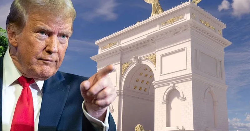 Trump, Beyaz Saray yakınındaki zafer takını İHA ve mühimmatlı askeri komplekse çevirecek