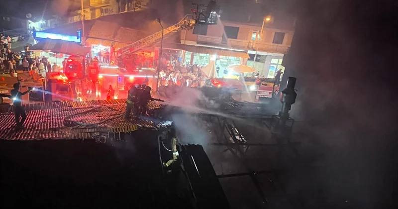 İzmir Ödemiş te ekmek fırınında baca temizliği sırasında çıkan yangın hasara yol açtı