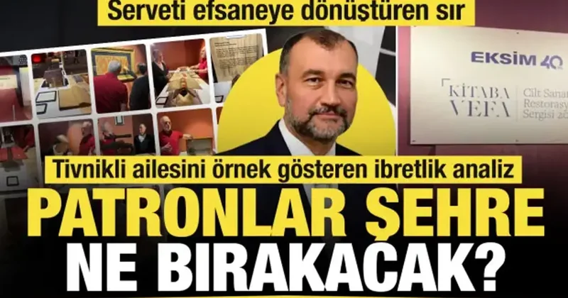 Murat Ülker den Tivnikli ailesi ve vakıf kültürü üzerine çarpıcı yazı