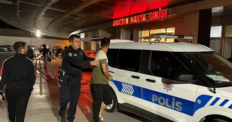 Eskişehir de kocasının zorla tuttuğu araçtan atlayan kadın hastanelik oldu