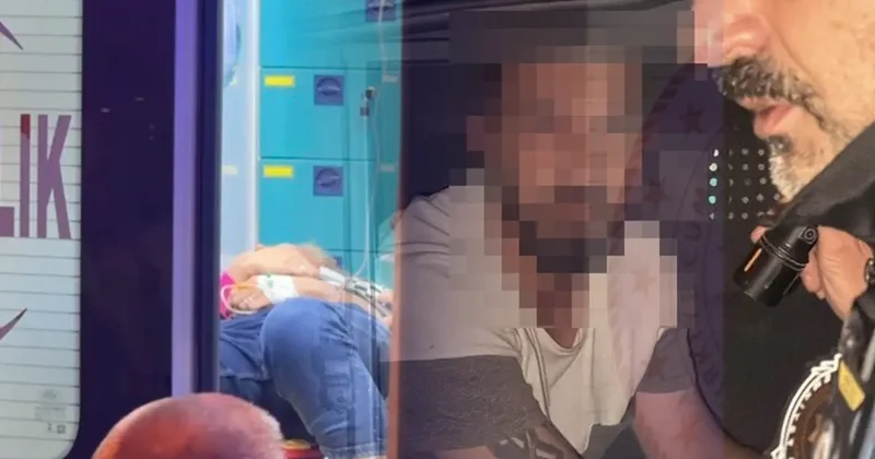 Eşi kamyonetten atladı, kendi sigaranın derdini düştü! Hem ehliyetsiz hem alkollü