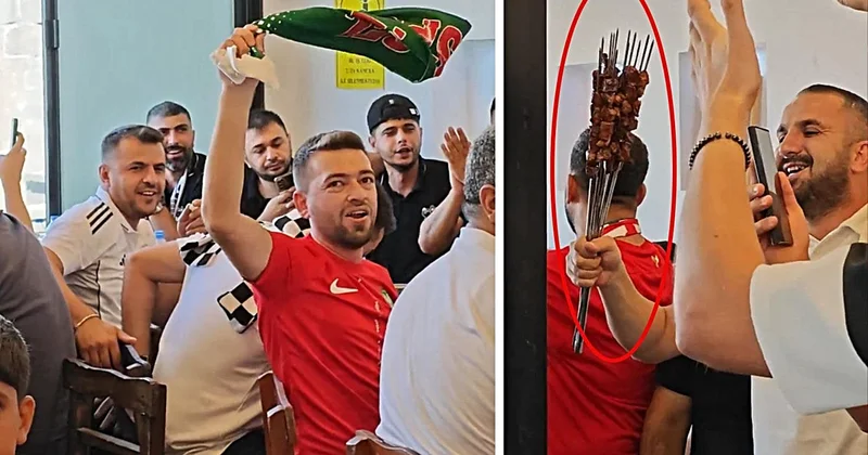 Kahvaltıda birlikte ciğer yediler! Amedspor ve Beşiktaş taraftarından dostluk mesajı
