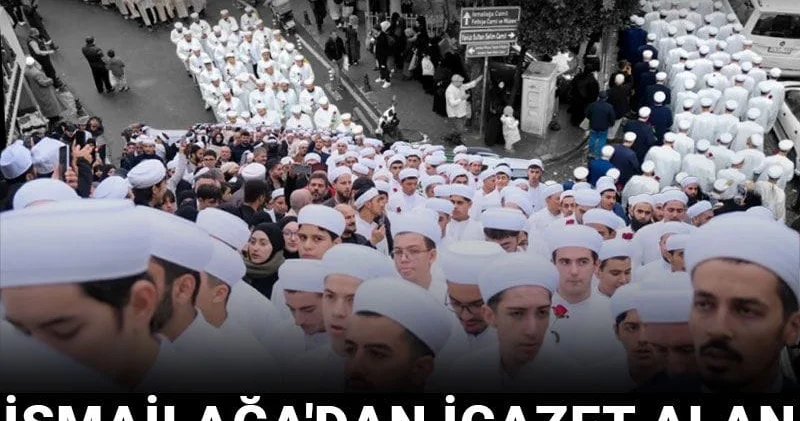 Görüntülerin adresi İstanbul: İsmailağa dan icazet alan yüzlerce kişi böyle yürüdü!