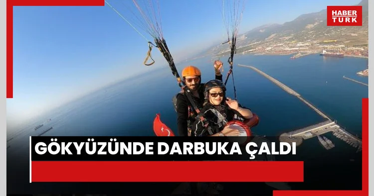Gökyüzünde darbuka çaldı