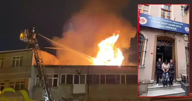 Beyoğlu’nda sevgilisinin iş yerini kundaklayan kadın serbest kaldı: O ben değilim