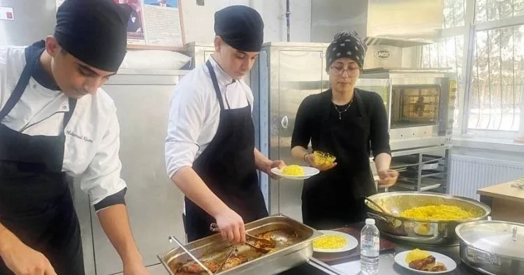Meslek lisesinde Portekiz mutfağı