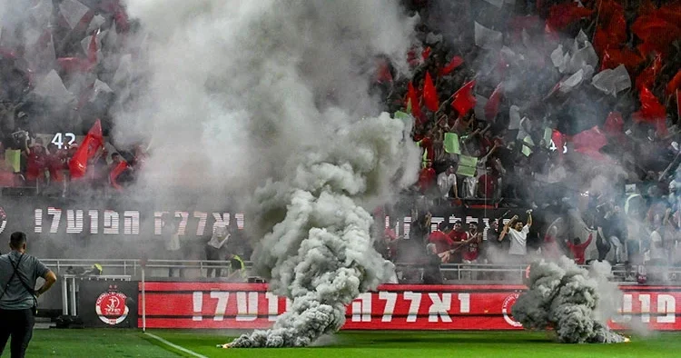 Tel Aviv deki şiddet, Maccabi Hapoel derbisini iptal ettirdi