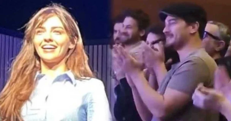 Çağatay Ulusoy sevgilisini ayakta alkışladı