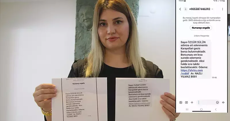 Avukatın adıyla sahte mesajla dolandırıcılık girişimi