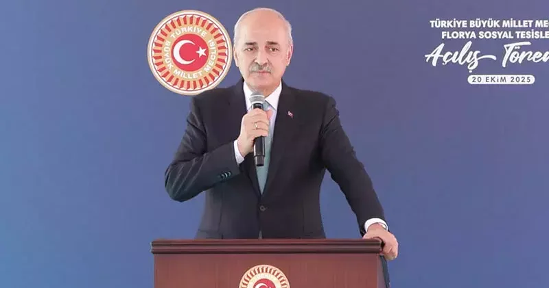 Numan Kurtulmuş, restorasyonu tamamlanan TBMM Florya Sosyal Tesislerinin açılışını yaptı