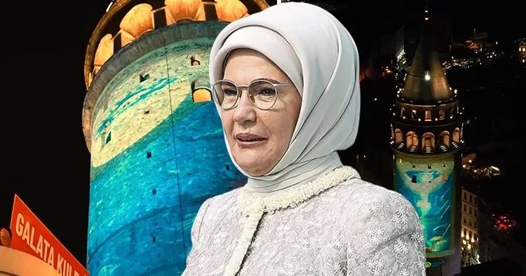 Emine Erdoğan: Galata Kulesi, Sıfır Atık ruhuyla sürdürülebilir yarınlara ışık tutuyor