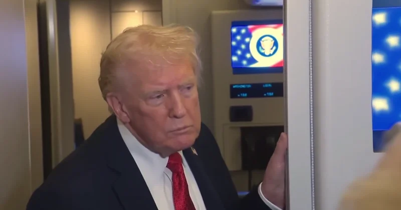 Gazze nin vurulduğunu gazeteciden öğrenen Trump ın tepkisi kameralara yansıdı Sözcü Gazetesi