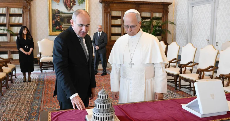 Papa 14. Leo ve Ermenistan Başbakanı Paşinyan görüştü Agos