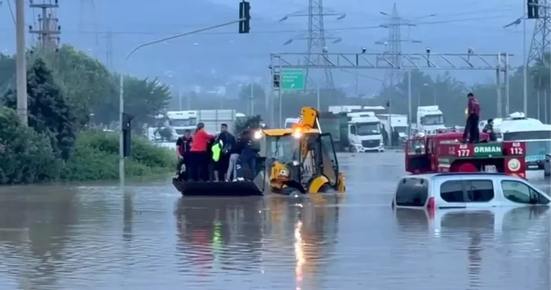 Hatay da Şiddetli Yağış ve Sel