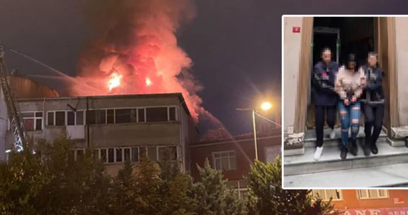 Sevgilisi iş yerine almadı... Genç kadın binayı kundakladı SON DAKİKA HABER Son dakika haberleri