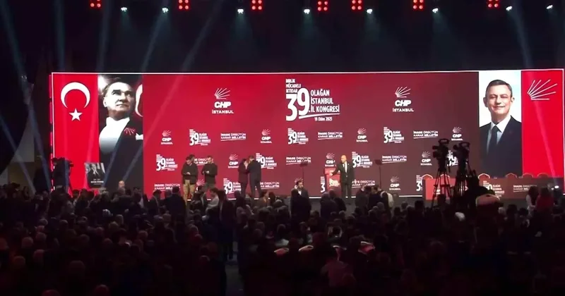 CHP nin 39. Olağan İstanbul İl Kongresi başladı! Özgür Özel de katılacak