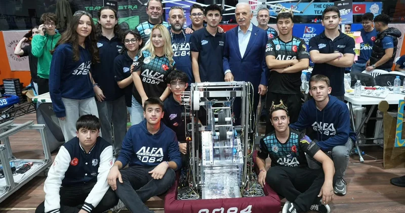 Ümraniye de robot yarışları heyecanı