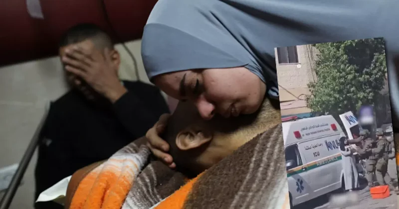 Vurdukları ağır yaralı kocasını hastaneye götürmesini engellediler