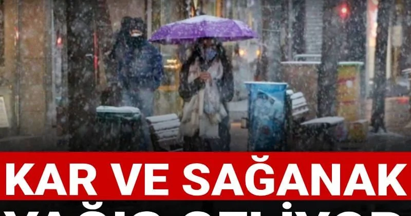 Meteoroloji il il uyardı: Kar ve sağanak yağış geliyor