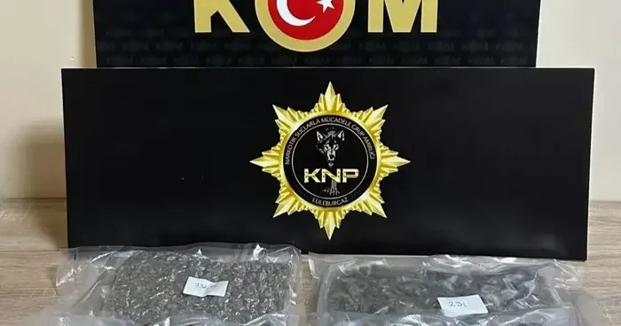 Kırklareli’nde 1 kilo 170 gram skunk ele geçirildi