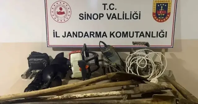 Sinop’ta kaçak kazıya suçüstü: 8 kişi yakalandı Hayat Haberleri