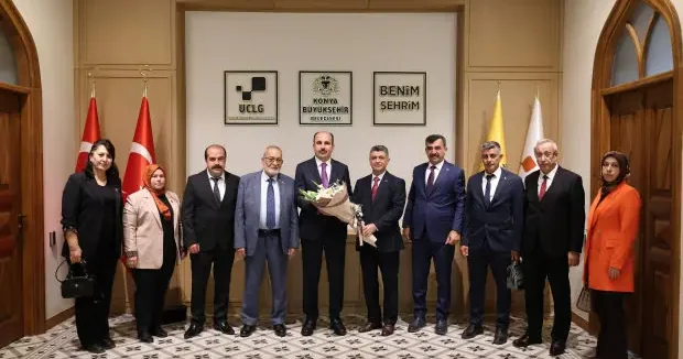 Konya haberleri Başkan Altay muhtarlar ile bir araya geldi 20 Ekim 2026