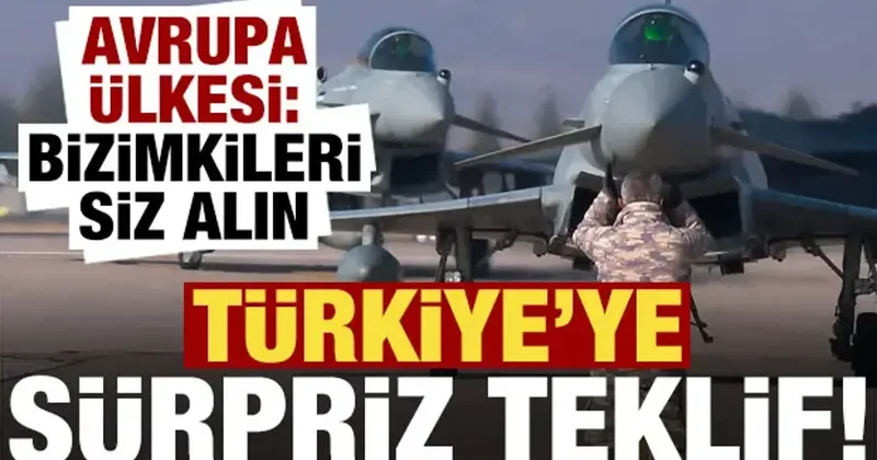 Türkiye ye flaş teklif! Avrupa ülkesi bizimkileri siz alın dedi...