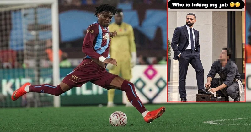 Nwaiwu dan olay yaratacak paylaşım! Beşiktaşlı futbolcuyu ayakkabı boyacısı yaptı