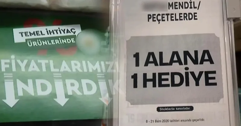 Marketlerin 1 alana 1 bedava oyunu ifşa oldu Sözcü Gazetesi