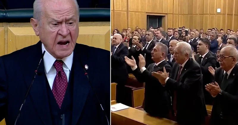 Bahçeli den salonu ayağa kaldıran sözler! Partililer ayakta alkışladı