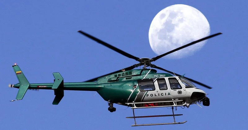 Kolombiya da askeri helikopterin düşmesi sonucu 19 kişi yaralandı