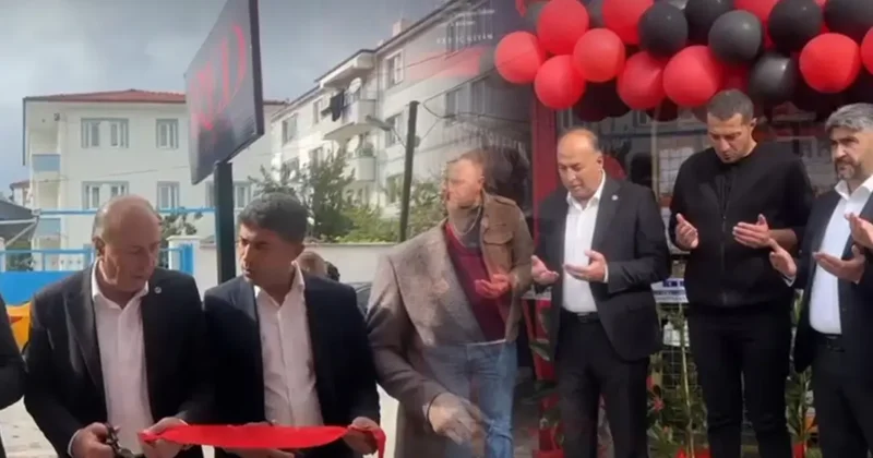 Çorum da iç giyim mağazasına dualı açılış! Kırmızı ve siyah balonlar, protokolle kurdele kesimi...