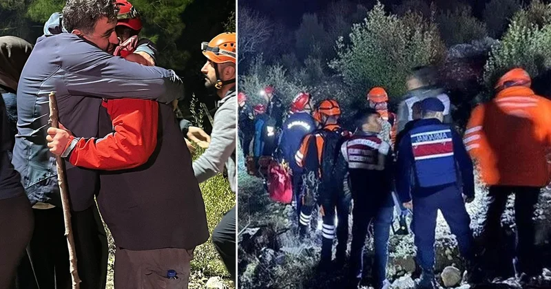 Isparta Sütçüler de mahsur kalan 10 İHH gönüllüsü AFAD ekiplerince tahliye edildi
