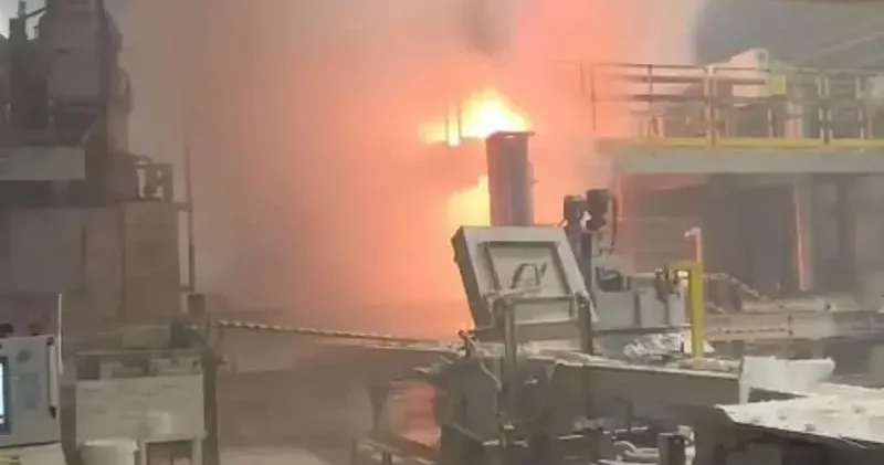 Alüminyum fabrikasında patlama: 2 yaralı