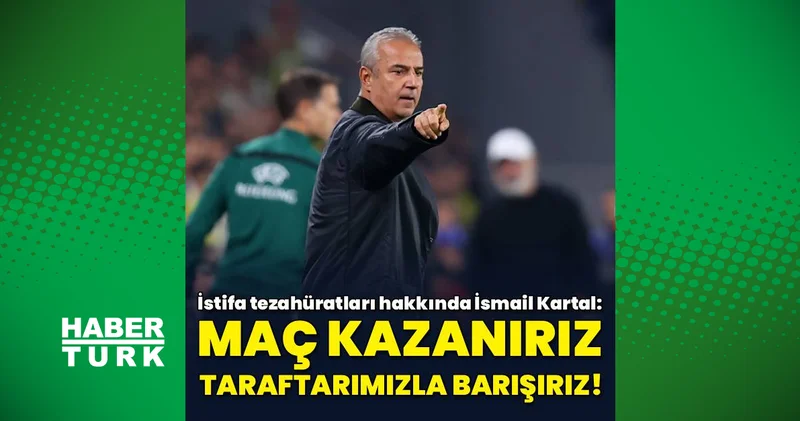 Slavia Prag maçı sonrası istifa tezahüratları hakkında konuşan İsmail Kartal: Kazanırız taraftarımızla barışırız