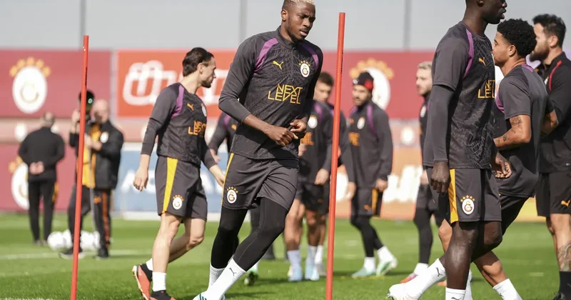 Galatasaray, Lille maçına hazır: Yıldız isim son antrenmana katılmadı