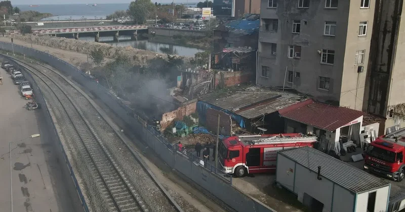 Samsun da depo yangını: Büyük çapta hasar meydana geldi