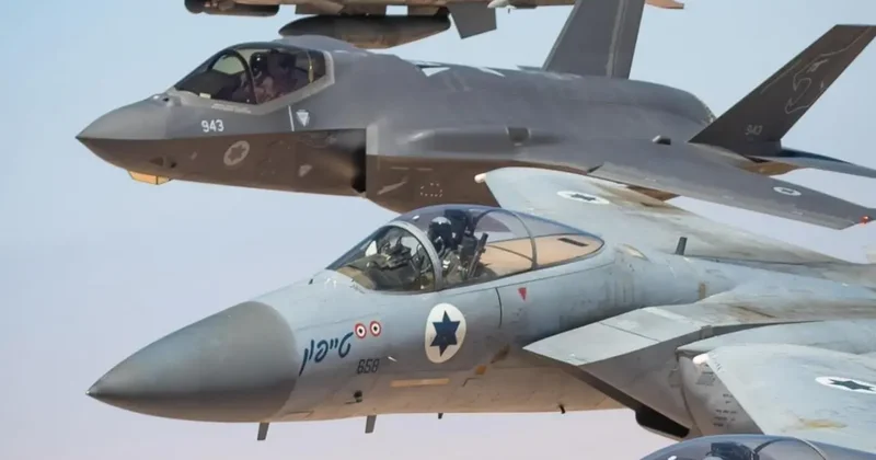 İsrail savaş uçakları Suriye de sorti yaptı