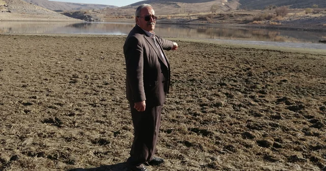 Barajda su çekildi, 58 yıllık dede toprağı gün yüzüne çıktı Kayseri Haberleri