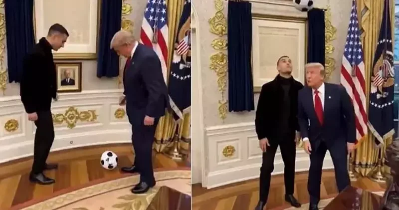 Trump’tan, Ronaldo ile Beyaz Saray da futbol paylaşımı
