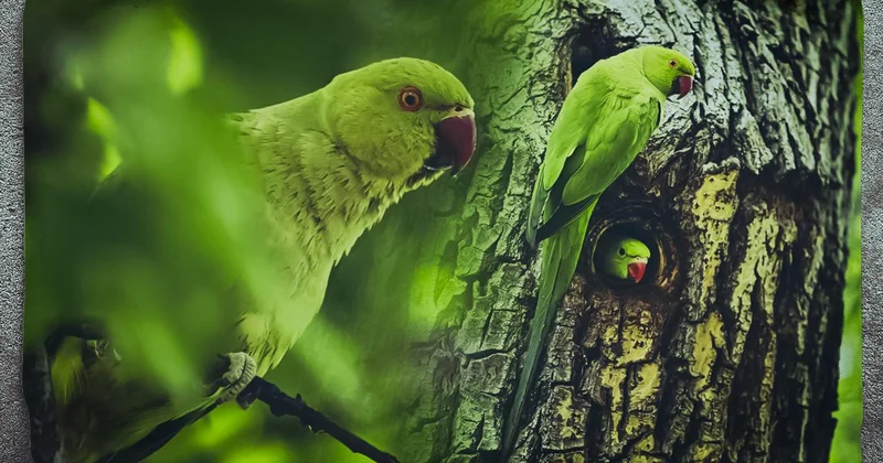 Yeşil papağanlar, sempatik ama istilacı