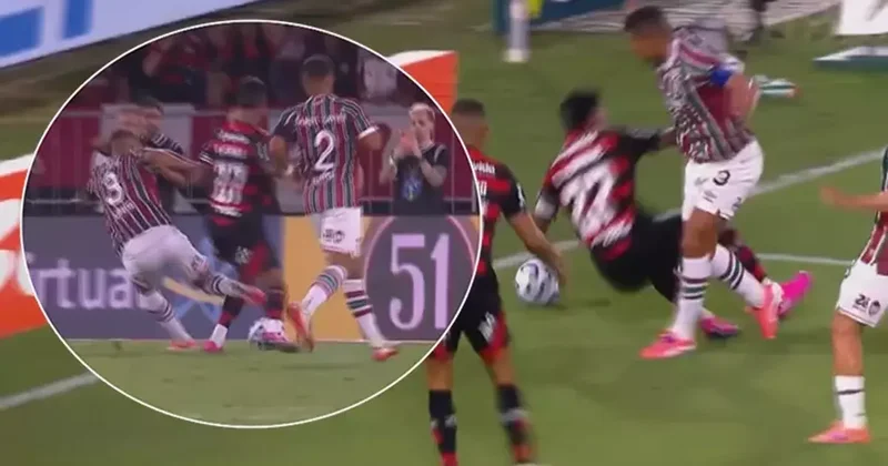 Fluminense Flamengo maçında hakem saç baş yoldurttu bu pozisyona penaltı çalmadı! Fanatik Spor Haberleri Video
