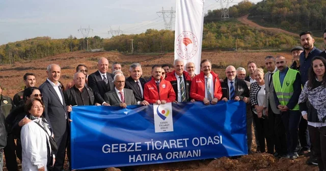 Gebze Ticaret Odası Hatıra Ormanı nda fidan dikimi yapıldı Kocaeli Haberleri