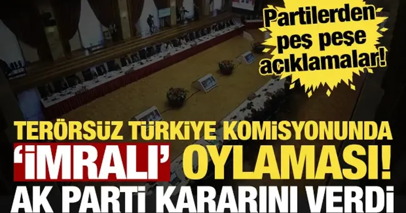 AK Parti, İmralı oylaması için kararını verdi: Olumlu bakıyoruz!