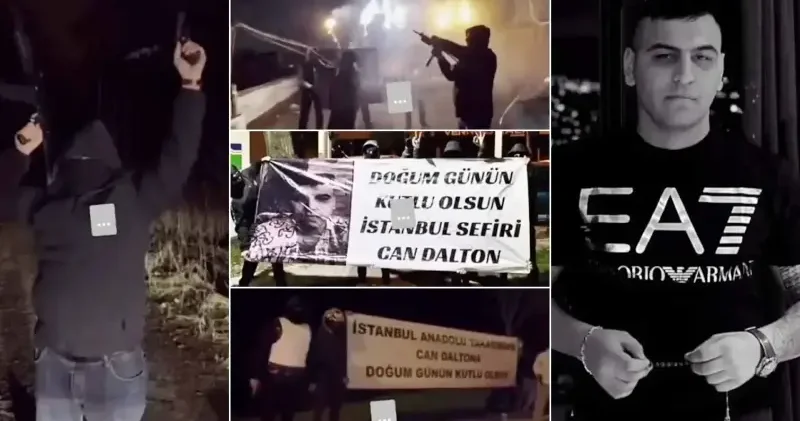 Silahlı maskeli çete kutlaması: Havaya ateş açıp her yerden video çektiler, hepsi tek tek toplandı Gündem Haberleri