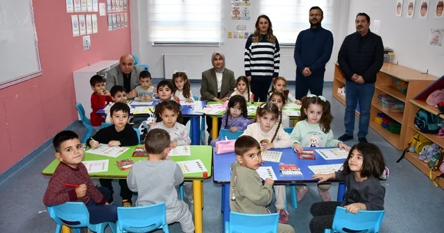 Gümüşhacıköy Kaymakamı Güneş, anaokulu öğrencilerini ziyaret etti Amasya Haberleri